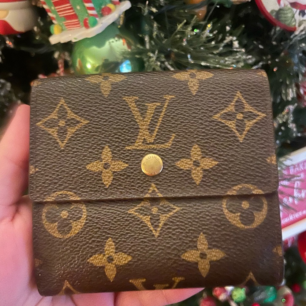 Louis Vuitton Brown Leather Wallet